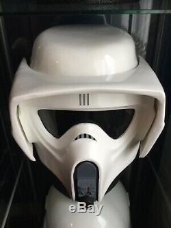 Star Wars ROTJ Biker Scout Trooper 11 Full Size Fibreglass Custom Prop Helmet