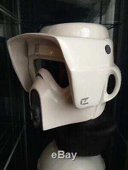 Star Wars ROTJ Biker Scout Trooper 11 Full Size Fibreglass Custom Prop Helmet