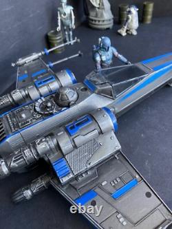 Star Wars RZ-9 Nightglass X-wing Interceptor Custom Starfighter Diorama