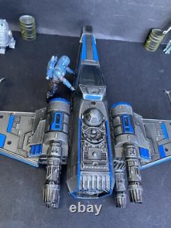 Star Wars RZ-9 Nightglass X-wing Interceptor Custom Starfighter Diorama