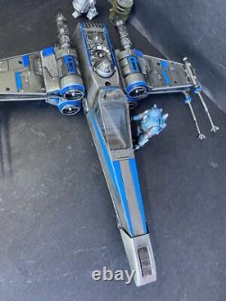 Star Wars RZ-9 Nightglass X-wing Interceptor Custom Starfighter Diorama Star Wars RZ-9 Nightglass X-wing Interceptor Custom Starfighter Diorama