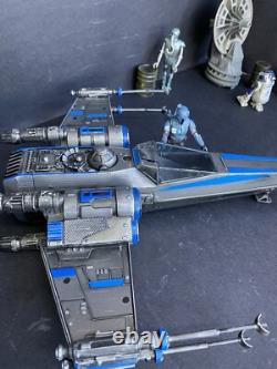 Star Wars RZ-9 Nightglass X-wing Interceptor Custom Starfighter Diorama