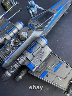 Star Wars RZ-9 Nightglass X-wing Interceptor Custom Starfighter Diorama