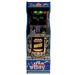 Star Wars Retro Arcade1UP Home Cabinet Machine with Custom Riser Light-Up Marquee