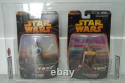 Star Wars Revenge Of The Sith Separation Of The Twins Custom Graded Both UKG 85