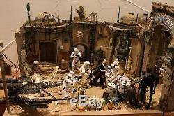 Star Wars Rogue One Jedha Skirmish Custom Diorama