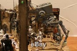 Star Wars Rogue One Jedha Skirmish Custom Diorama