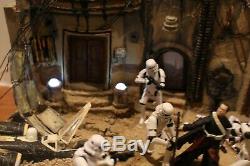 Star Wars Rogue One Jedha Skirmish Custom Diorama