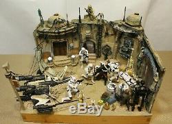Star Wars Rogue One Jedha Skirmish Custom Diorama with 3.75 figures