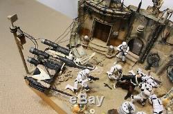 Star Wars Rogue One Jedha Skirmish Custom Diorama with 3.75 figures