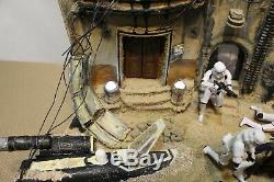 Star Wars Rogue One Jedha Skirmish Custom Diorama with 3.75 figures