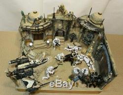 Star Wars Rogue One Jedha Skirmish Custom Diorama with 3.75 figures