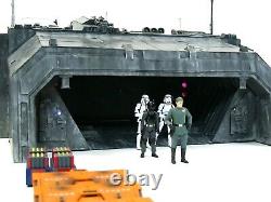 Star Wars Rogue One Scarif Imperial Bunker Custom Built Scratch Diorama LED Prop