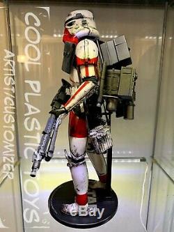 Star Wars Sideshow Collectibles Hot Toys Incinerator Stormtrooper 1/6 Custom