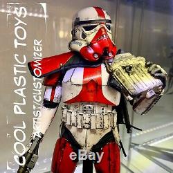 Star Wars Sideshow Collectibles Hot Toys Incinerator Stormtrooper 1/6 Custom