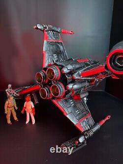 Star Wars Sith B Wing Inquisitor Shuttle Jedi Empire Vintage Kenner Custom