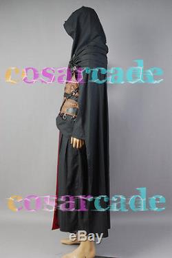 Star Wars Sith Dark Lord Darth Revan Cosplay Costume Uniform Outfit+Cape/Robe