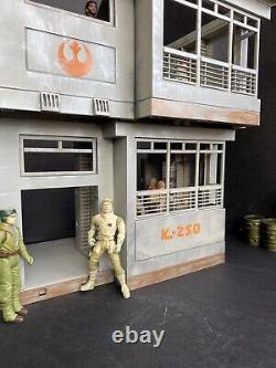 Star Wars Skeleton Crew Rebel Base Diorama Endor Empire Vintage Kenner Custom