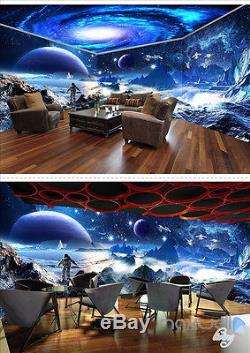 Star Wars Space Planet Galaxy entire room 3D wallpaper wall mural decals