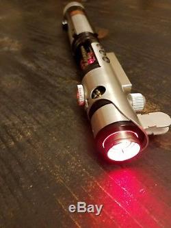 Star Wars Starkiller TFU1 Custom lightsaber fully installed! Prizm soundboard