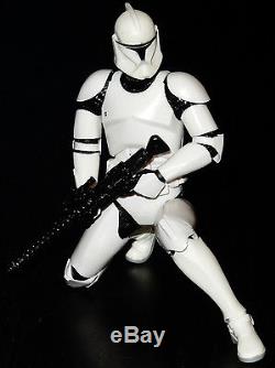Star Wars Statue Black Gentle Giant Artfx+ Series Custom Clone Wars Trooper Aotc