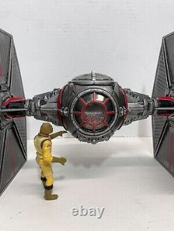 Star Wars The Acolyte Tie Fighter Jedi Interceptor Vintage Kenner Custom