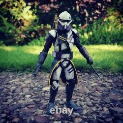 Star Wars The Black Series 6 Inch Clone Assassin Trooper Custom Action Figure