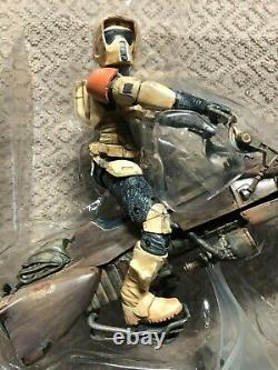 Star Wars The Black Series Speeder Bike with Biker Scout CUSTOM PAINT