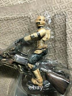 Star Wars The Black Series Speeder Bike with Biker Scout CUSTOM PAINT