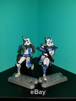 Star Wars The Clone Wars 3.75 Custom Arc Trooper Fives & Echo