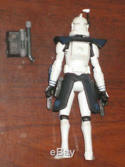 Star Wars The Clone Wars Arc Trooper Havoc! CUSTOM RARE! Back Pack +Pistols