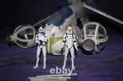 Star Wars The Clone Wars Republic Gunship Wolfpack Custom With Bubble Turrets