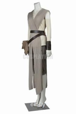Star Wars The Force Awakens Rey Outfits Cosplay Costume Custom Made