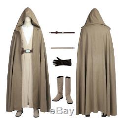 Star Wars The Last Jedi Luke Skywalker Cosplay Costume Custom Made