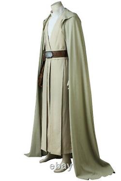 Star Wars The Last Jedi Luke Skywalker Uniform Outfits Halloween Cosplay Costume
