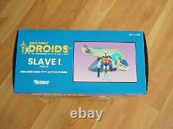 Star Wars ToyBox Custom DROIDS BOBA FETT & SLAVE 1 in Custom Vintage Box