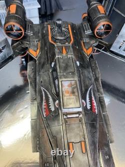 Star Wars U-Wing Starfighter Midnight Raptor X9 Collector Andor Exclusive Custom