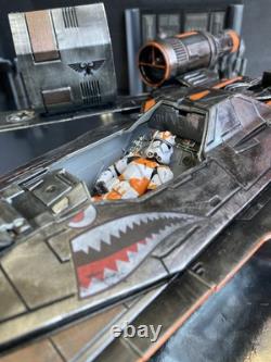Star Wars U-Wing Starfighter Midnight Raptor X9 Collector Andor Exclusive Custom