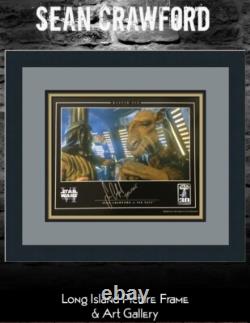 Star Wars VI Sean Crawford Yak Face Signed Official Pix Custom Framed
