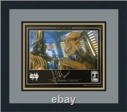 Star Wars VI Sean Crawford Yak Face Signed Official Pix Custom Framed