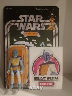 Star Wars Vintage Custom Boba Fett Holiday Special 3.75' Figure New