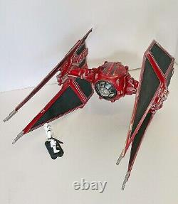 Star Wars Vintage Sith Imperial Tie Interceptor Black Series Mandalorian Custom