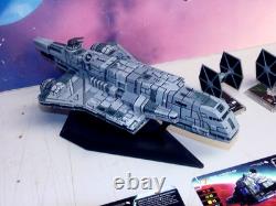 Star Wars X-Wing Custom 3D-Printed Gozanti Cruiser + TIE's Game Miniature Set