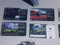 Star Wars X-Wing Custom 3D-Printed Gozanti Cruiser + TIE's Game Miniature Set