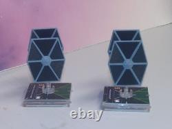 Star Wars X-Wing Custom 3D-Printed Gozanti Cruiser + TIE's Game Miniature Set