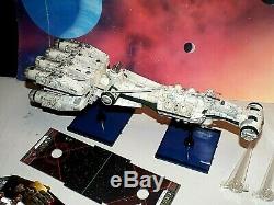 Star Wars X-Wing Game Miniatures Custom Painted TANTIVE IV (withCards, FFG, Used)