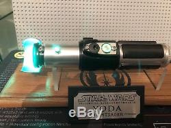 Star Wars Yoda FX Master replicas Lightsaber Custom Nano Biscotti V3