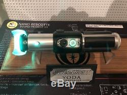Star Wars Yoda FX Master replicas Lightsaber Custom Nano Biscotti V3