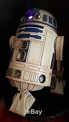 Star Wars prop R2-D2 legendary 12 scale custom Light up Nt Sideshow statue