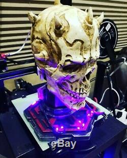 Star wars Darth maul skull custom display